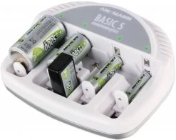 Ansmann Ansmann Basic 5 Plus Universele Batterijlader - Wit