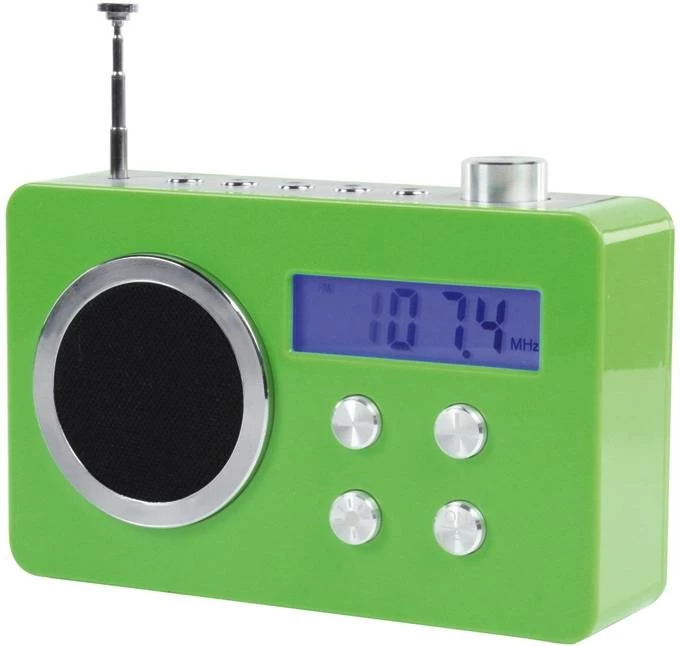 BasicXL BasicXL Draagbare FM Radio Green