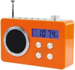 BasicXL BasicXL Draagbare FM Radio Orange