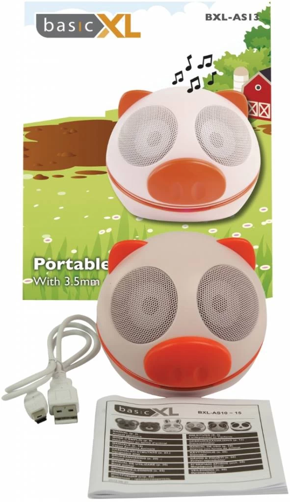 BasicXL BasicXL Draagbare Varkentje Speaker - Afbeelding 3