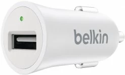 Belkin Belkin Mixit Metallic LED USB Autolader 2.4A - White