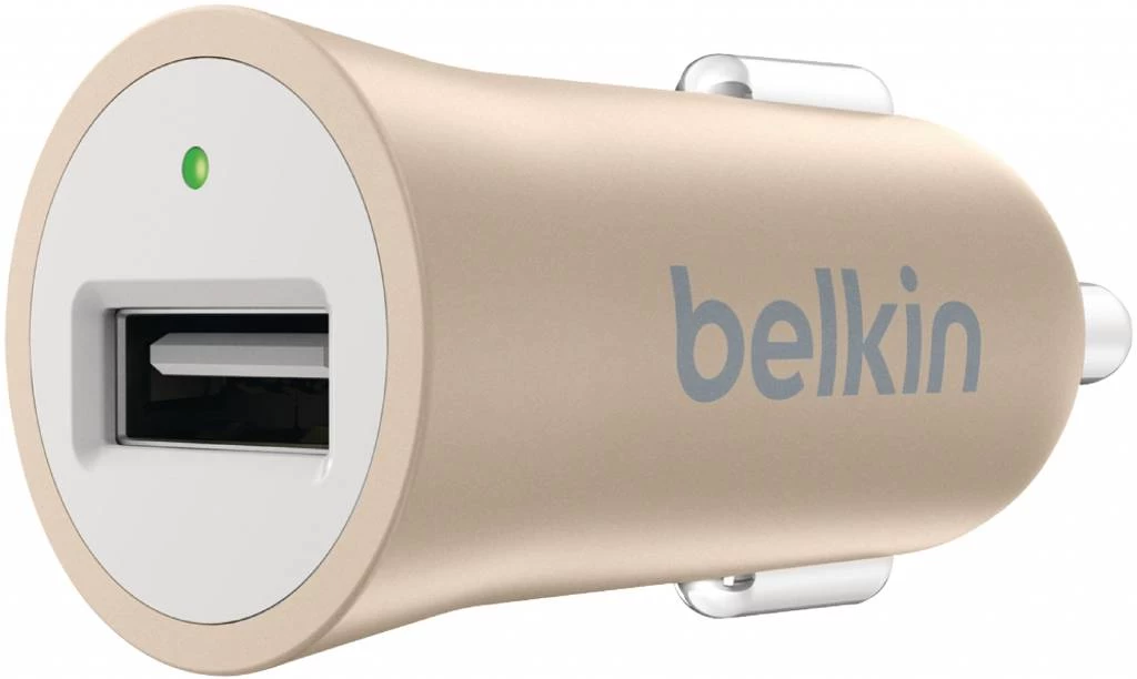 Belkin Belkin Mixit Metallic LED USB Autolader 2.4A - Gold