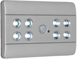 Briloner Briloner 8 LED's Design Sensor Lero Verlichting - Silver