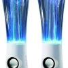 Conceptronic Conceptronic CLLDWASPKW2 Dancing Water LED Speakers - White