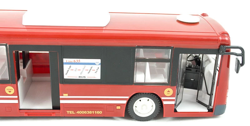 Double Eagle Double Eagle E635-003 RC Bus (Rood, 2.4GHz) - Afbeelding 3