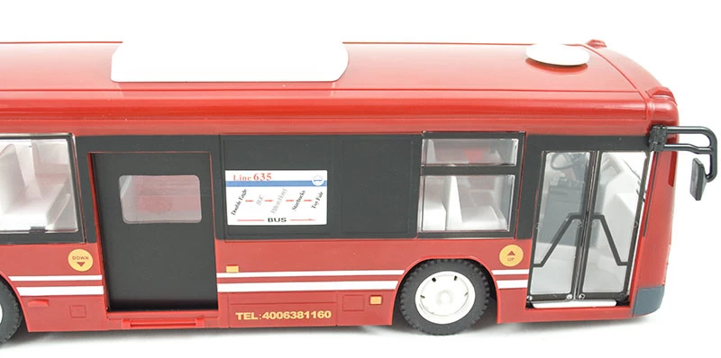 Double Eagle Double Eagle E635-003 RC Bus (Rood, 2.4GHz) - Afbeelding 4
