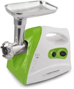 Esperanza Esperanza EKM012G Elektrische Vleesmolen 3-in-1 (Groen, 600W, RVS)