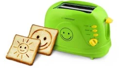 Esperanza Esperanza EKT003 Broodrooster Smiley (7 Standen, Ontdooifunctie, Groen)