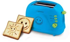Esperanza Esperanza EKT003B Broodrooster Smiley (7 Standen, Ontdooifunctie, Blauw)
