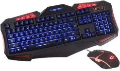 Esperanza Esperanza Shelter Gaming USB Toetsenbord & Muis - Qwerty