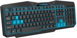 Esperanza Esperanza Tirionos Gaming Toetsenbord (Qwerty, Bedraad Via USB, Blauw)