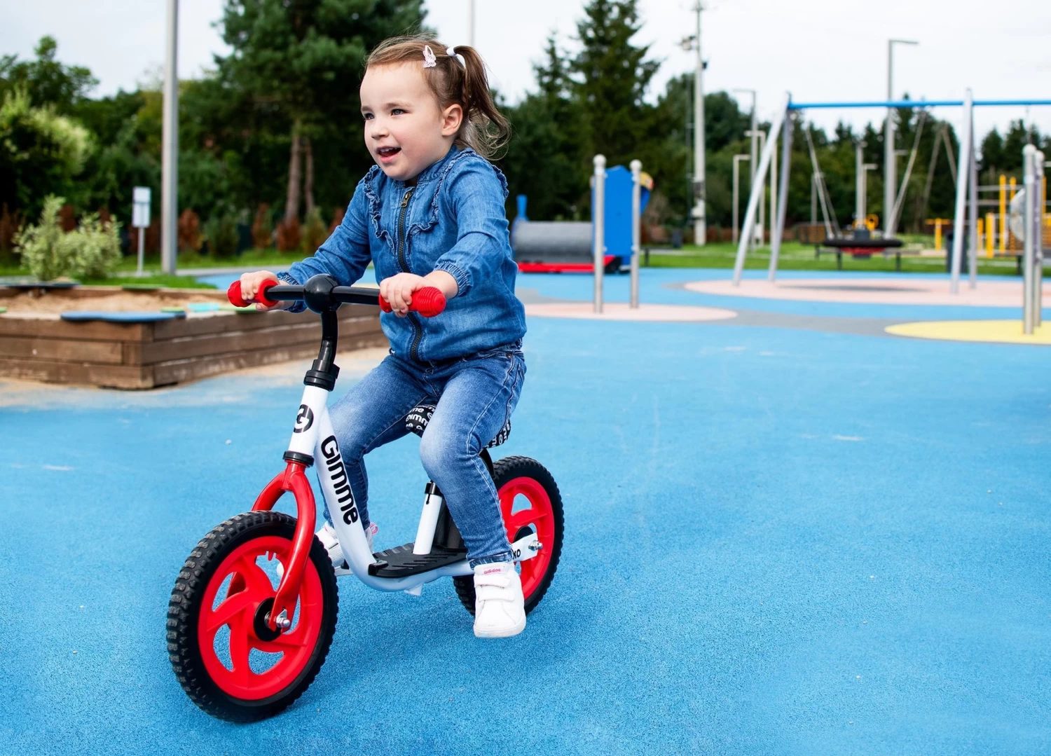 Gimme Gimme Viko Loopfiets Rood - Leeftijd 3+ - Afbeelding 2