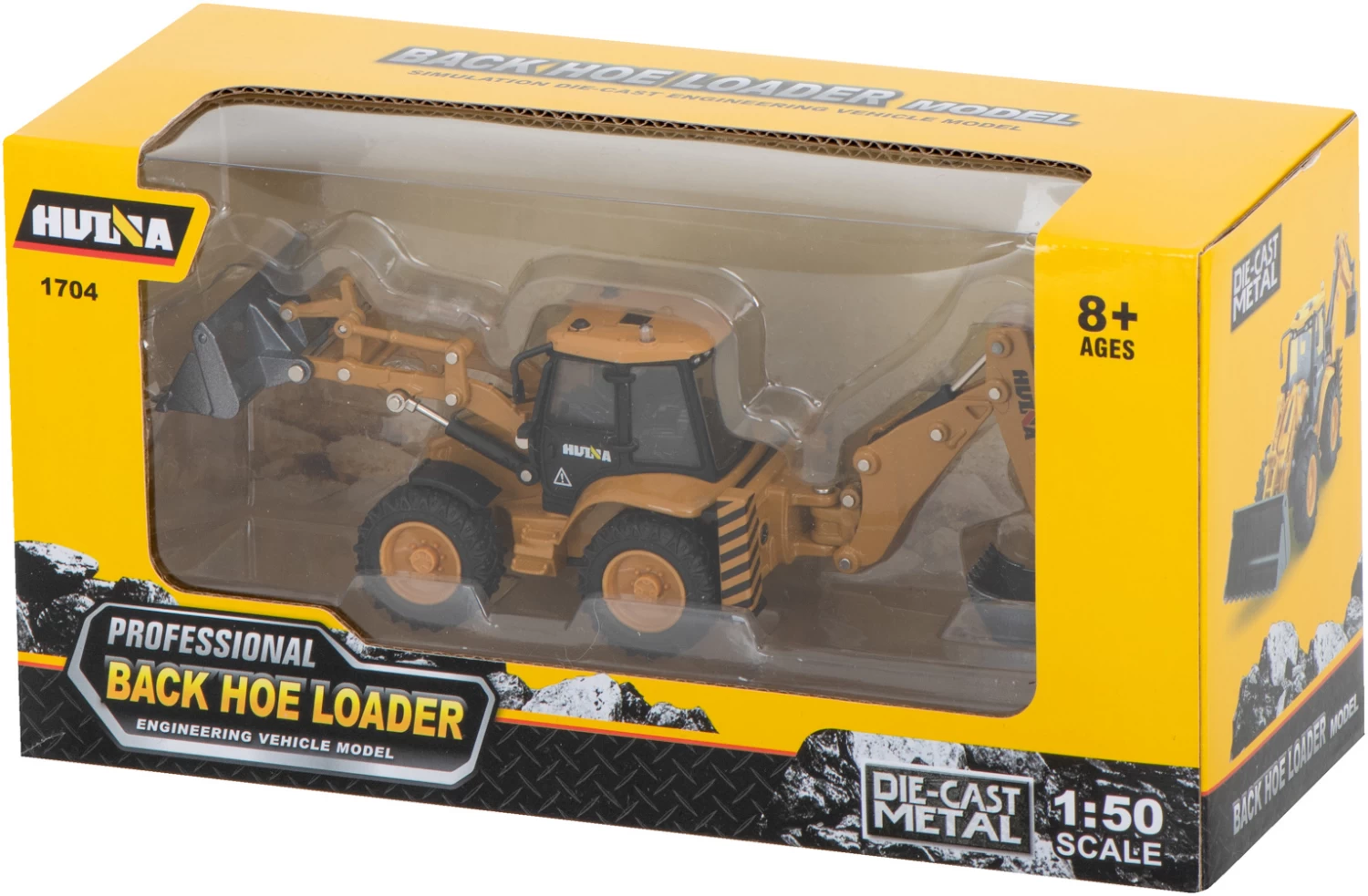 H-Toys H-Toys 1704 Mini Graaflaadmachine Die-cast 1:50 - Afbeelding 9