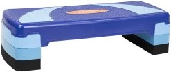 HMS HMS AS004 Aerobic Fitness Stepbank (Blauw, 3-traps, Verstelbaar)