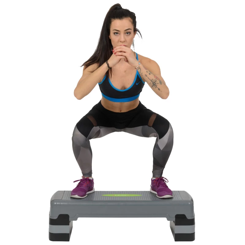 HMS HMS AS005 Aerobic Fitness Stepbank (Zwart, 3-traps, Verstelbaar) - Afbeelding 6