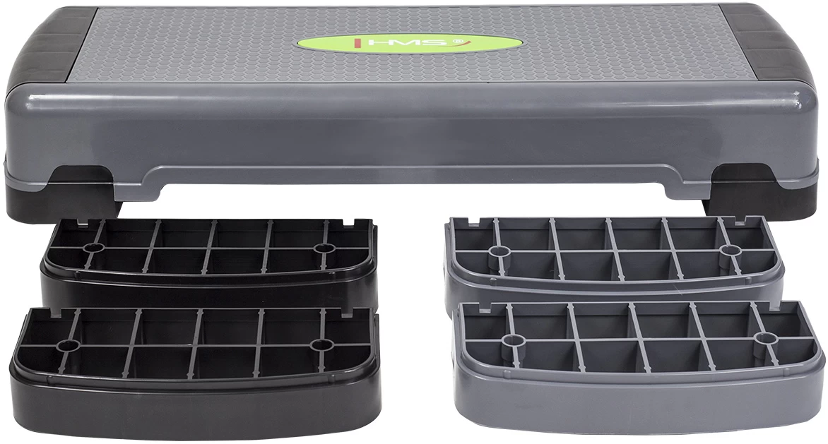 HMS HMS AS005 Aerobic Fitness Stepbank (Zwart, 3-traps, Verstelbaar) - Afbeelding 10