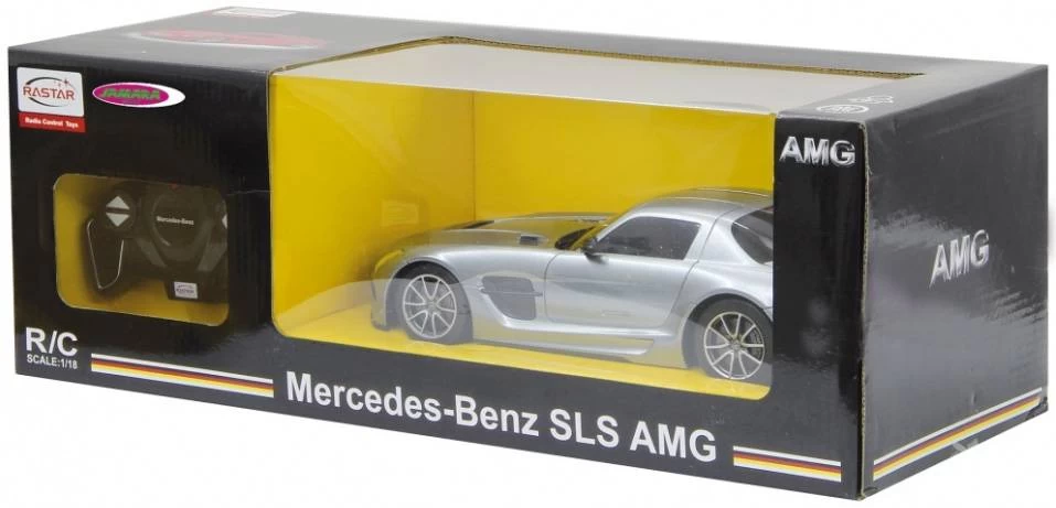 Jamara Jamara Mercedes SLS AMG BS RC 1:18 - Zilver - Afbeelding 5