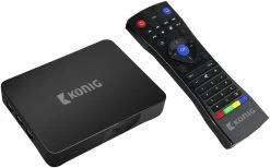 Konig Konig 4K Android Streaming Box 4K 3D 5G Wi-Fi - Black