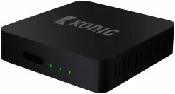Konig Konig 4K Android Streaming Box Met Fly Mouse - Zwart