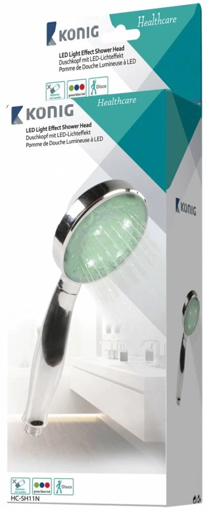 Konig Konig HC-SH11N LED Douchekop - Willekeurig - Afbeelding 6