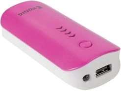 Konig Konig LED Powerbank 4400 MAh - Pink