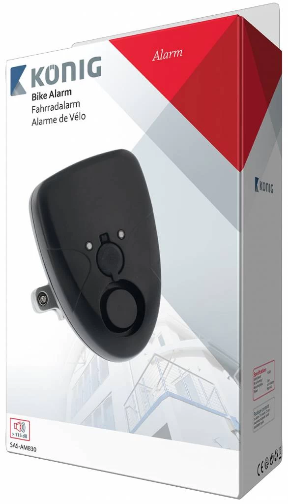 Konig Konig SAS-AMB30 Fietsalarm - Afbeelding 4