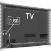 Konig Konig USB LED TV-strip 2-set 50 CM - Cool White