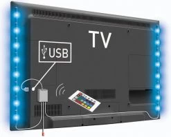 Konig Konig USB LED TV-strip 2-set 50 CM - RGB Met Afstandbediening