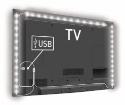 Konig Konig USB LED TV-strip Dimbaar 2 X 45 CM 1 X 90 CM - Cool White