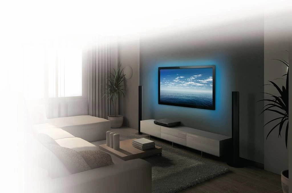 Konig Konig USB LED TV-strip Dimbaar 2 X 50 Cm 1 X 90 Cm - Multicolour - Afbeelding 3