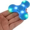 Merkloos Bluetooth LED Speaker Fidget Hand Spinner - Mat Blauw