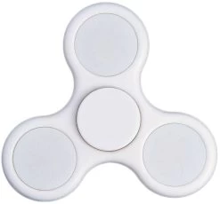 Merkloos LED Fidget Hand Spinner - Mat Grijs