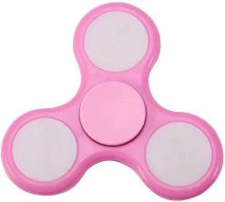 Merkloos LED Fidget Hand Spinner - Mat Roze