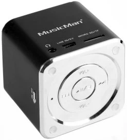 MusicMan MusicMan MP3 Speler AUX, SD, USB - Zwart