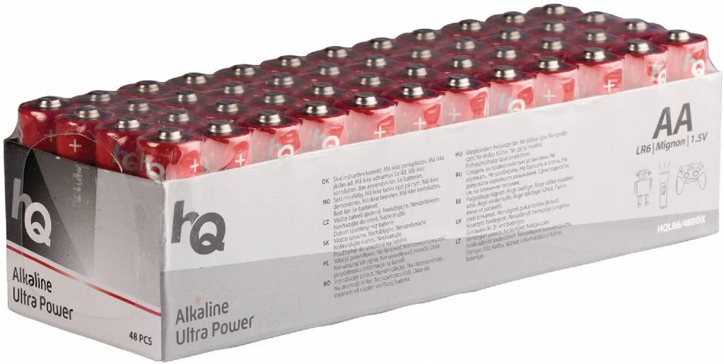 Nedis HQ Alkaline 48 X AA Batterij 1.5V - Voordeelbox