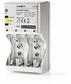 Nedis Nedis BACH06 Batterijlader AA/AAA/E-Blok