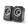 Nedis Nedis CSPR20020BK PC-luidspreker (18W, 2.0 Stereo, 3,5mm Jack)