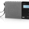 Nedis Nedis DAB+ Radio Met Klok & Alarm - 4,5 W - Grijs/zwart