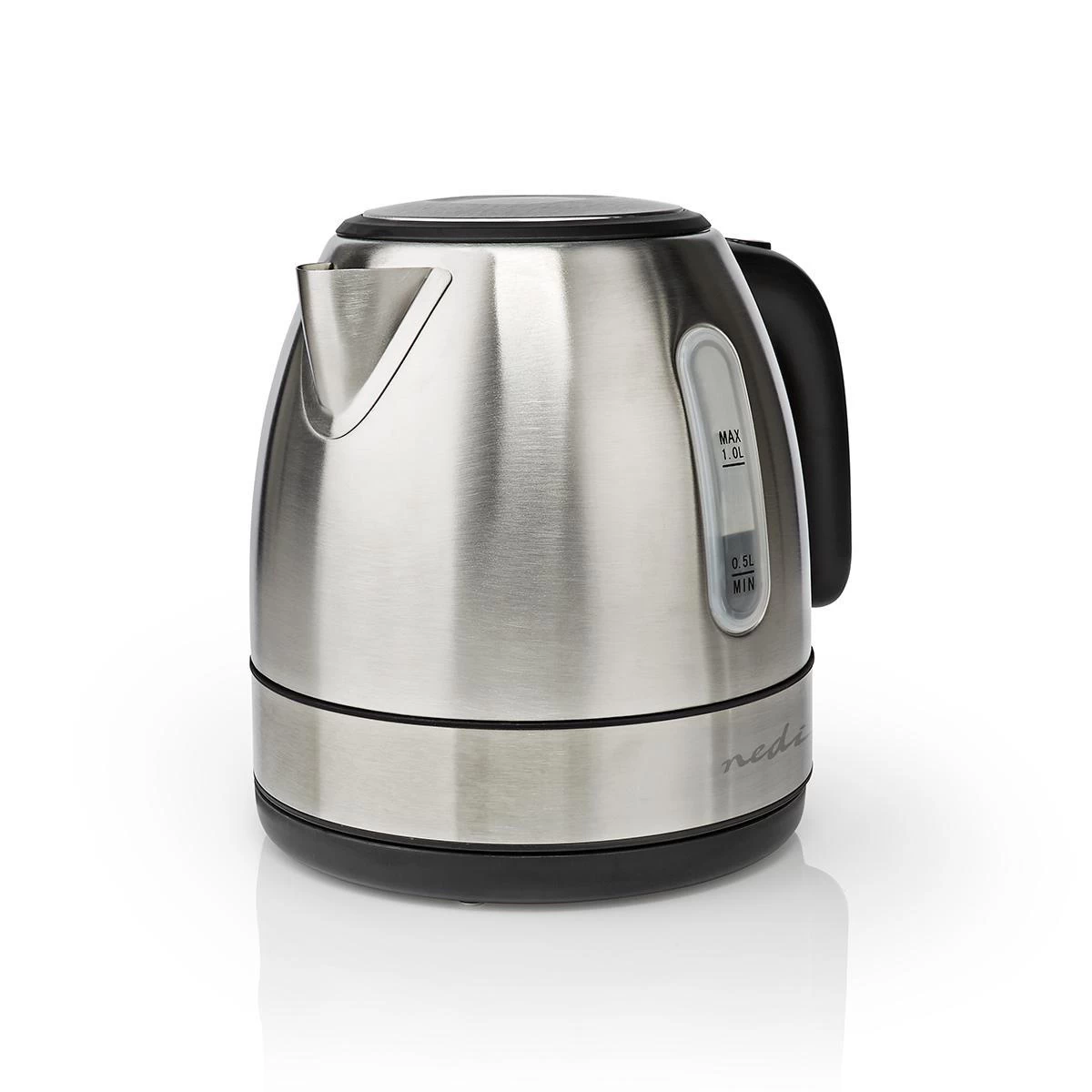 Nedis Nedis KAWK300EAL Waterkoker 360° Draaibaar 1L - RVS - Afbeelding 2