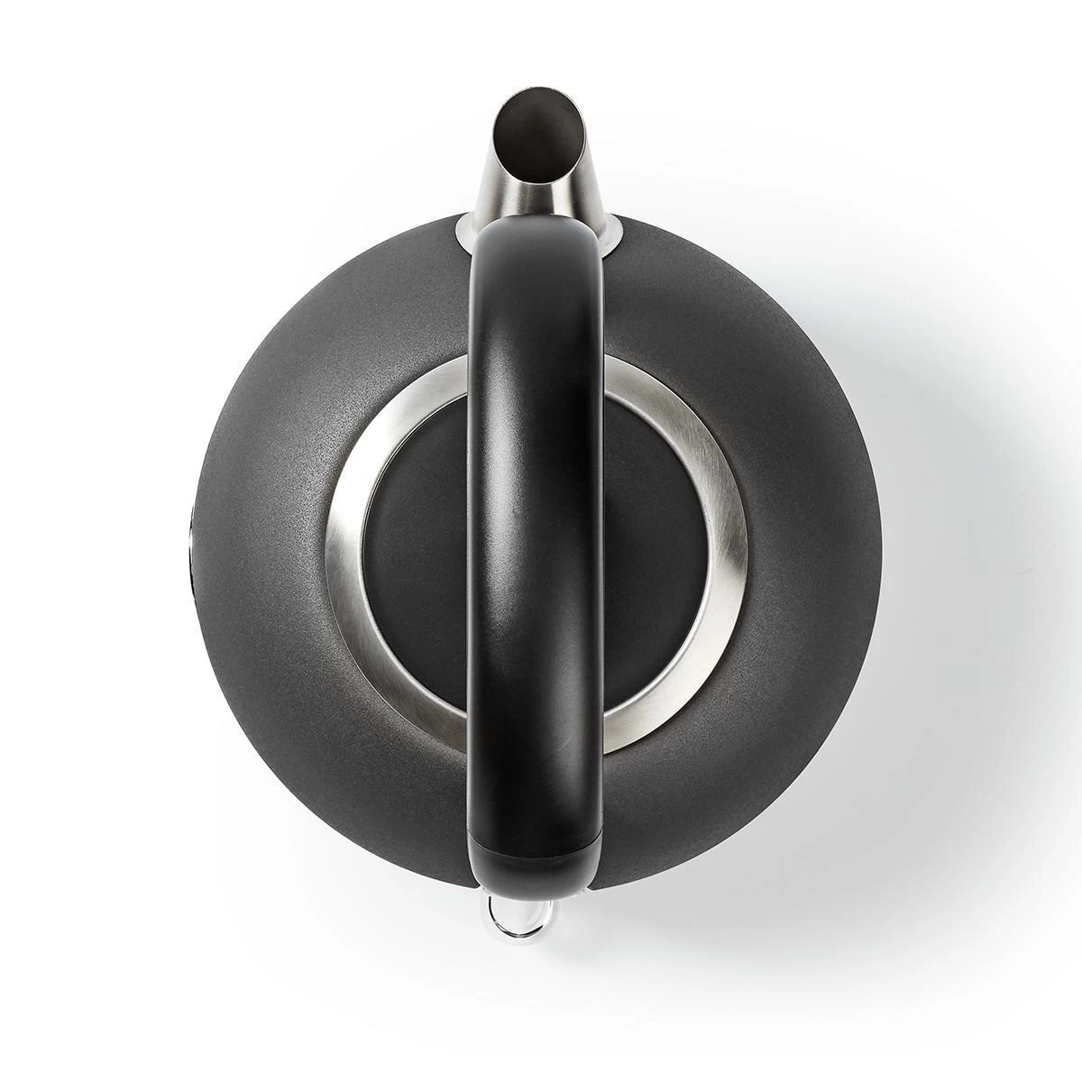 Nedis Nedis KAWK310EGY Waterkoker (Grijs, 360° Draaibaar, Thermometer, 1,7L) - Afbeelding 5