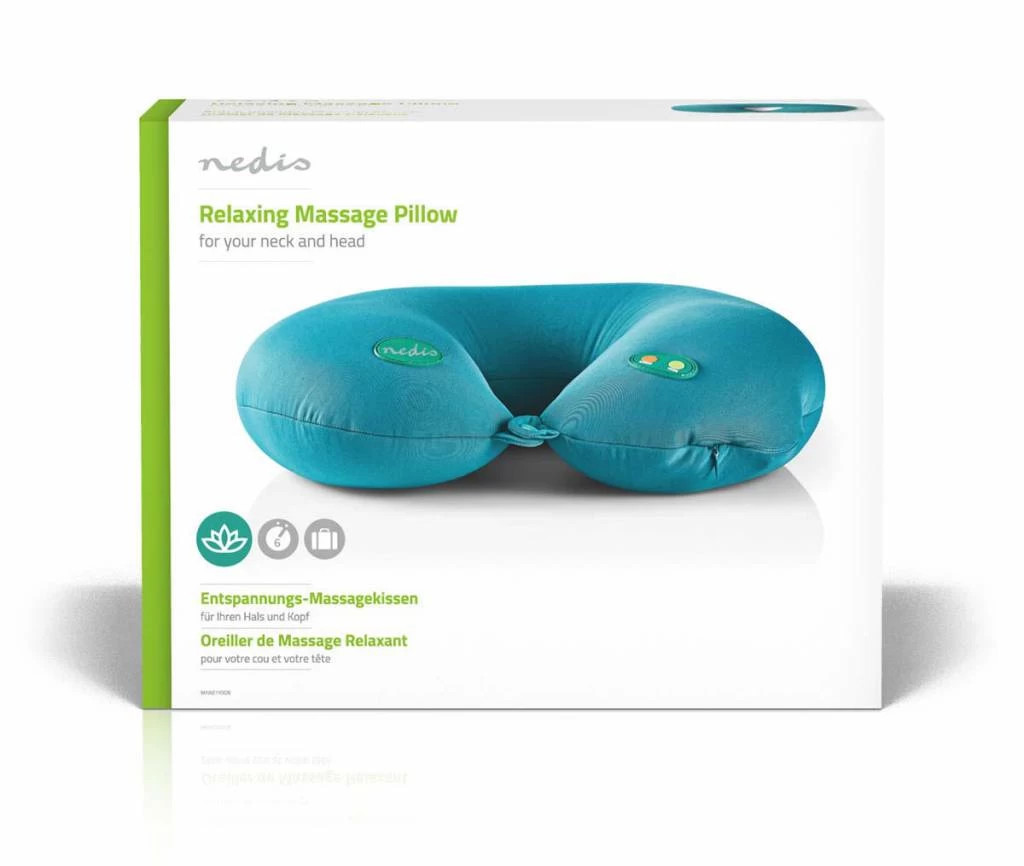 Nedis Nedis MANE110GN Massagekussen - Groen - Afbeelding 4