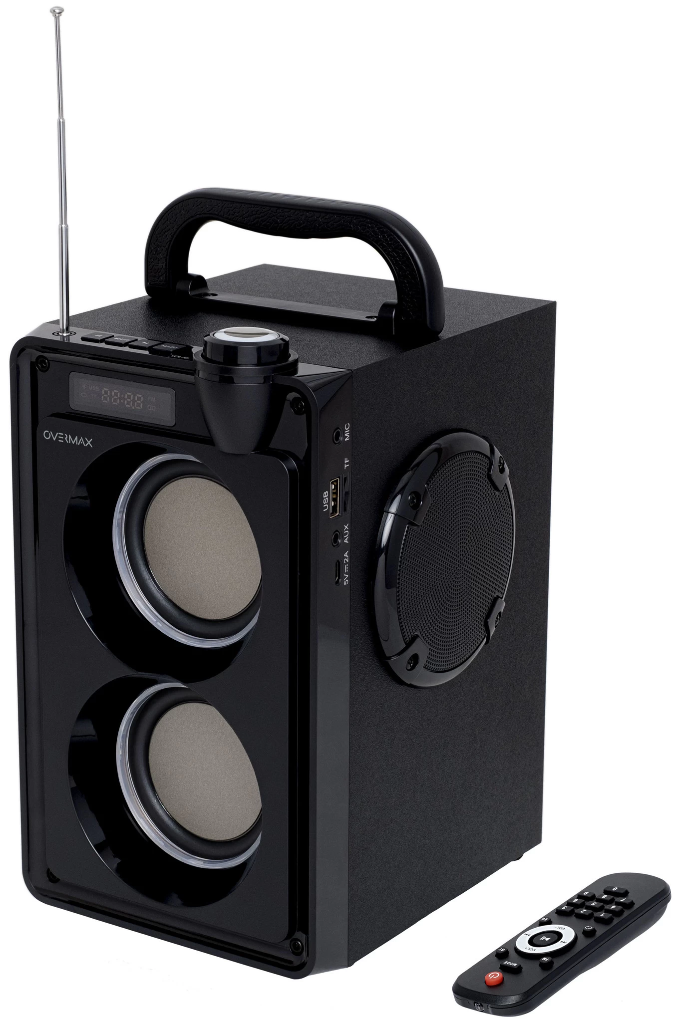 Overmax Overmax Soundbeat 5.0 Draadloze Bluetooth Speaker (USB, SD, AUX, Radio, Mic) - Afbeelding 6