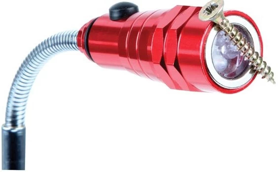 Perel Perel 3 LED's Magnetische Zaklamp/Grijpstok Uifschuifbaar - Afbeelding 2