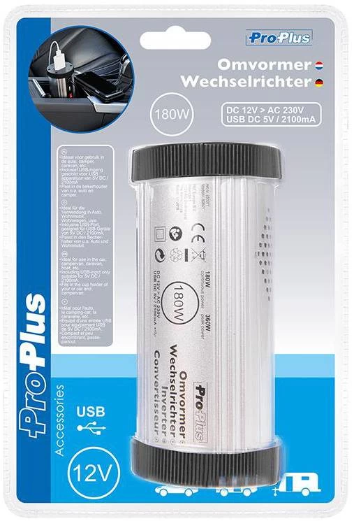 ProPlus ProPlus Omvormer 12-230V Met USB - 180 W - Afbeelding 3