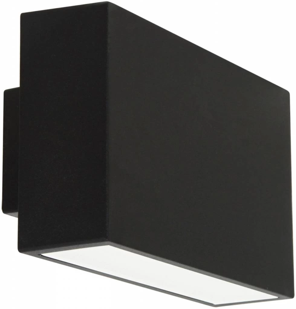 Ranex Ranex Ebony LED Wandlamp Aluminium Glas - Zwart