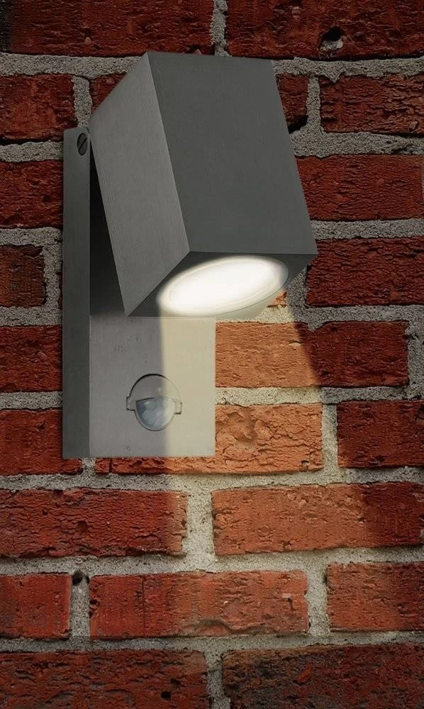 Ranex Ranex Lorna LED Wandlamp Aluminium Glas - Bewegingsmelder - Afbeelding 2