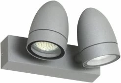 Ranex Ranex Margo LED Wandlamp Aluminium Glas - Grijs