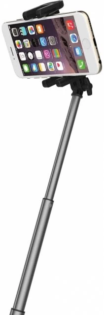 Rock Rock LED Selfie Stick Bluetooth Shutter - Grey