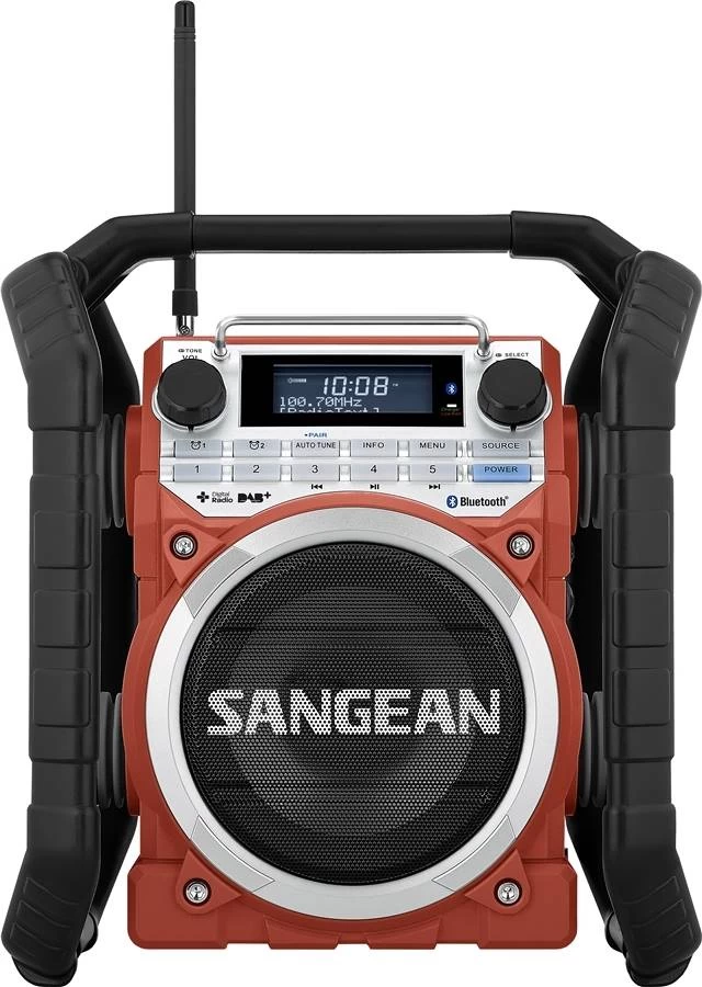 Sangean Sangean U4 DBT LED Bouwradio - Rood - Afbeelding 2