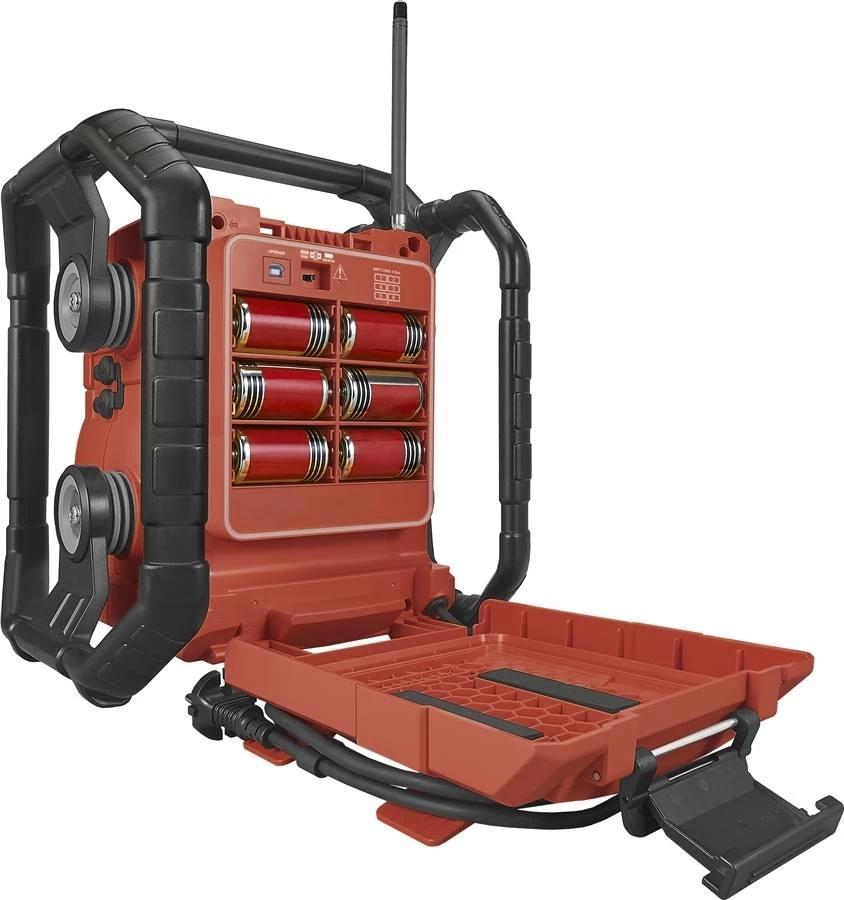 Sangean Sangean U4 DBT LED Bouwradio - Rood - Afbeelding 4